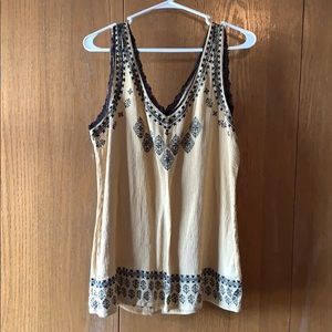 Beige tank top